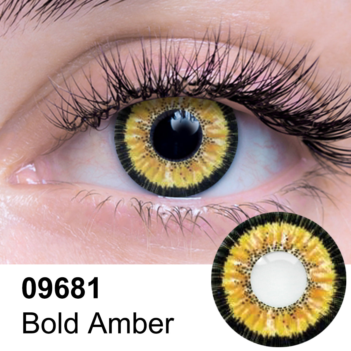Loox Contact Lenses - Bold Amber