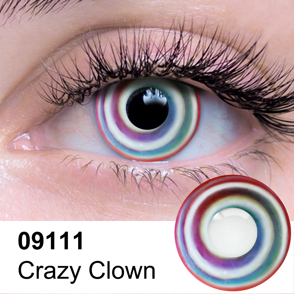 Loox Contact Lenses - Crazy Clown