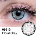 Floral Grey Contact Lens