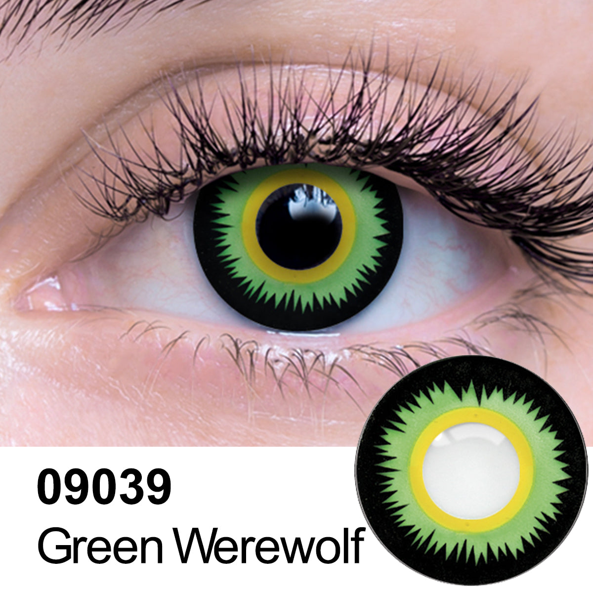 Loox Contact Lenses - Green Wolf