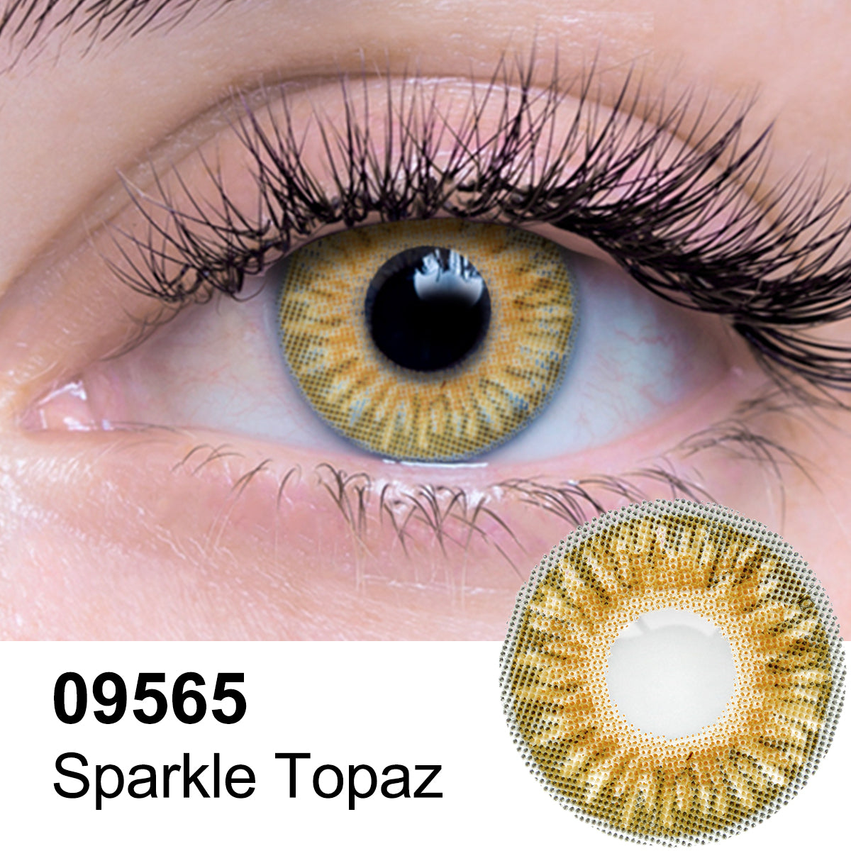 Sparkle Topaz Contact Lenses