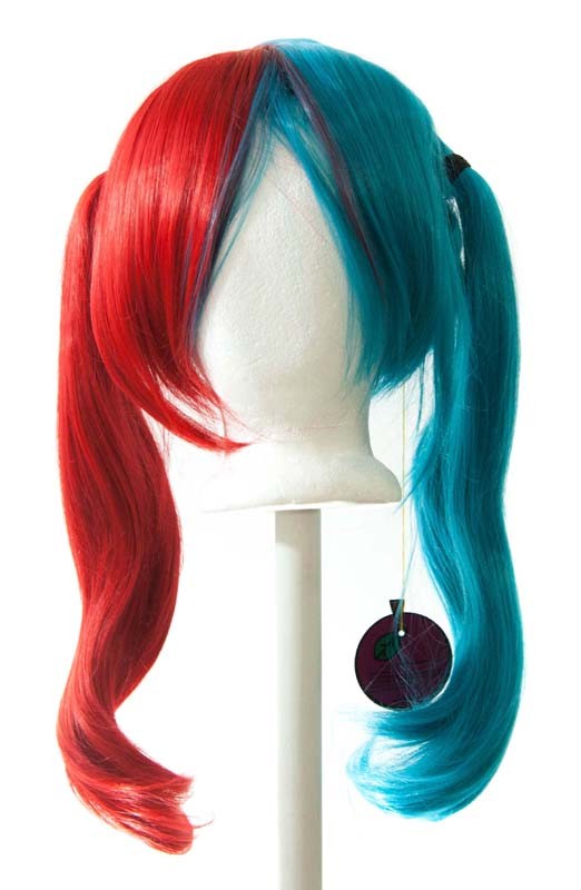 Nanako - Scarlet Red and Peacock Blue